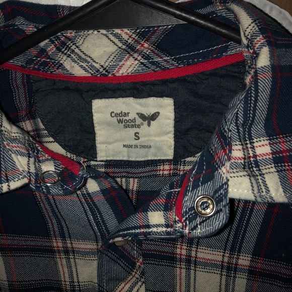 button down cotton flannel - Picture 3 of 4